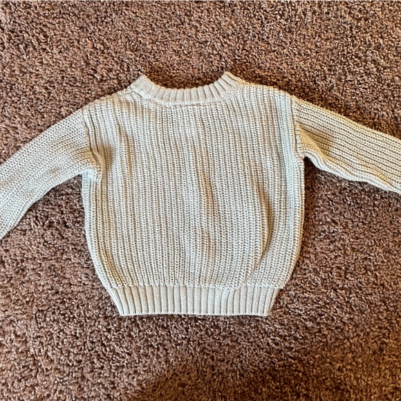 Aqua blue sweater by Little Co. size 12m - Picture 2 of 3